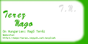 terez mago business card